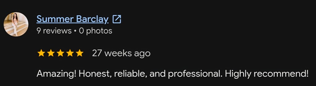 Accu Pier customer review 1